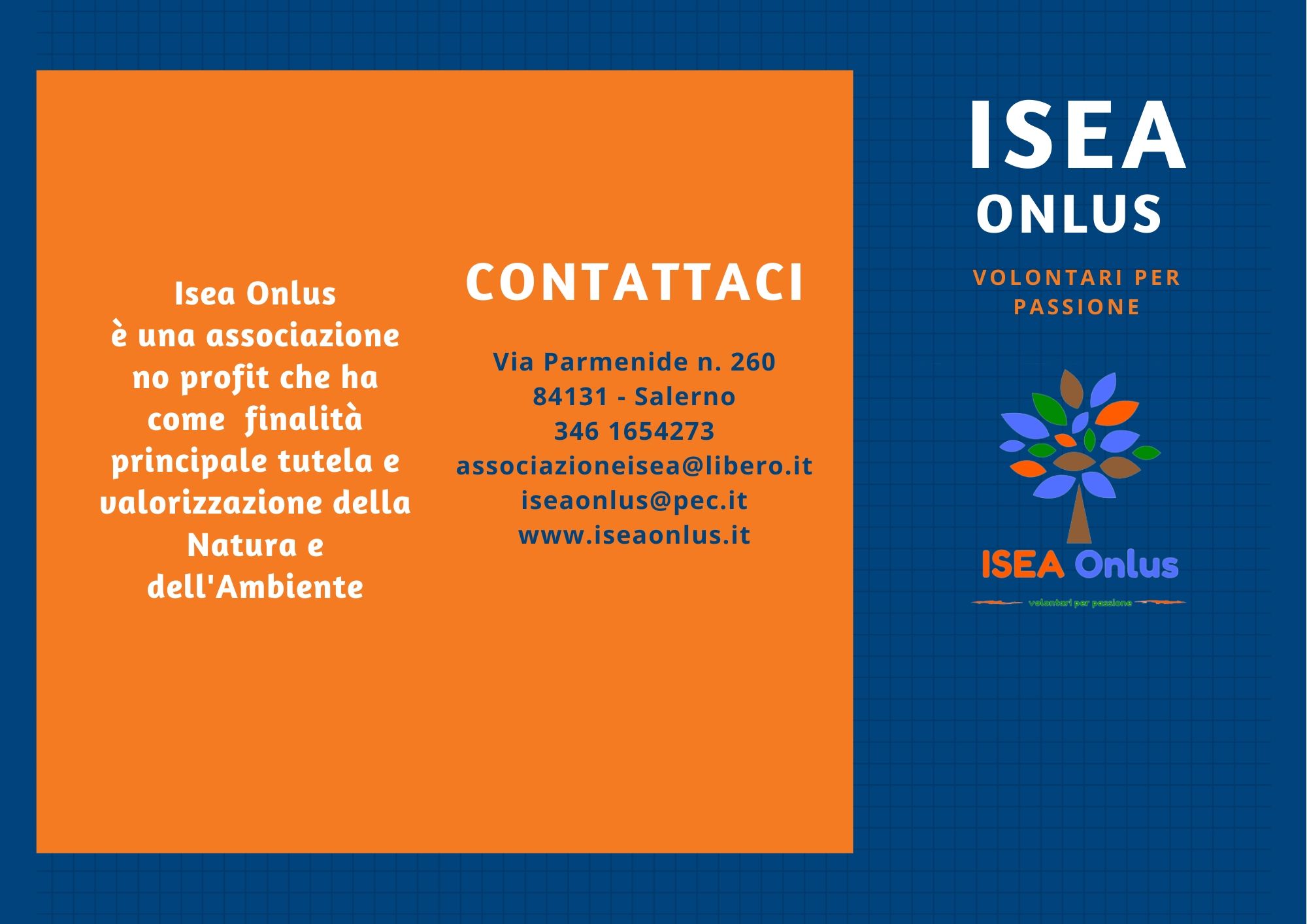 Brochure ISEA Onlus - edizione 2020